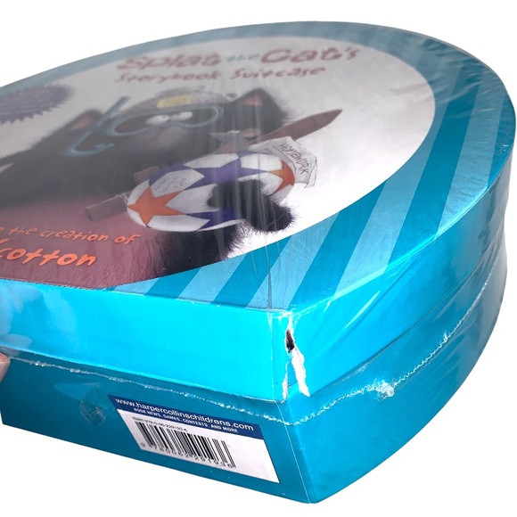 NWT Easter Gift Splat the Cat's Storybook Suitcase Book Learning Set Spring - Picture 7 of 8